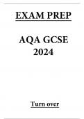 Updated AQA TRIPLE SCIENCE CHEMISTRY GCSE 2024 MAY JUNE 8462 HIGHER TIER PAPER 2 QUESTION PAPER