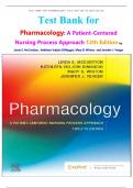 Test Bank for  Pharmacology: A Patient-Centered Nursing Process Approach 12th Edition by Linda E. McCuistion , Kathleen Vuljoin DiMaggio, Mary B. Winton  and Jennifer J. Yeager  isbn-9780443115257 All Chapters 1-58 Complete Guide Graded A+