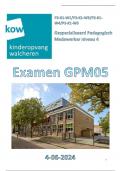 Variva examen GPM05 gespecialiseerd pedagogisch medewerker niveau 4 P2-K1-W1/P2-K1-W3/P2-K1-W4/P2-K1-W5