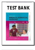 Test bank for Introductory Medical Surgical Nursing 10th Edition (Lippincott Williams & Wilkins, 2009) by Barbara Timby and Nancy Smith, Isbn no; 9781605470641, all Chapters Covered (NEWEST 2025)