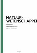 Samenvatting natuurwetenschappen 3ASO 2025