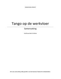 Tango op de werkvloer