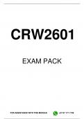 CRW2601 EXAM PACK 2023