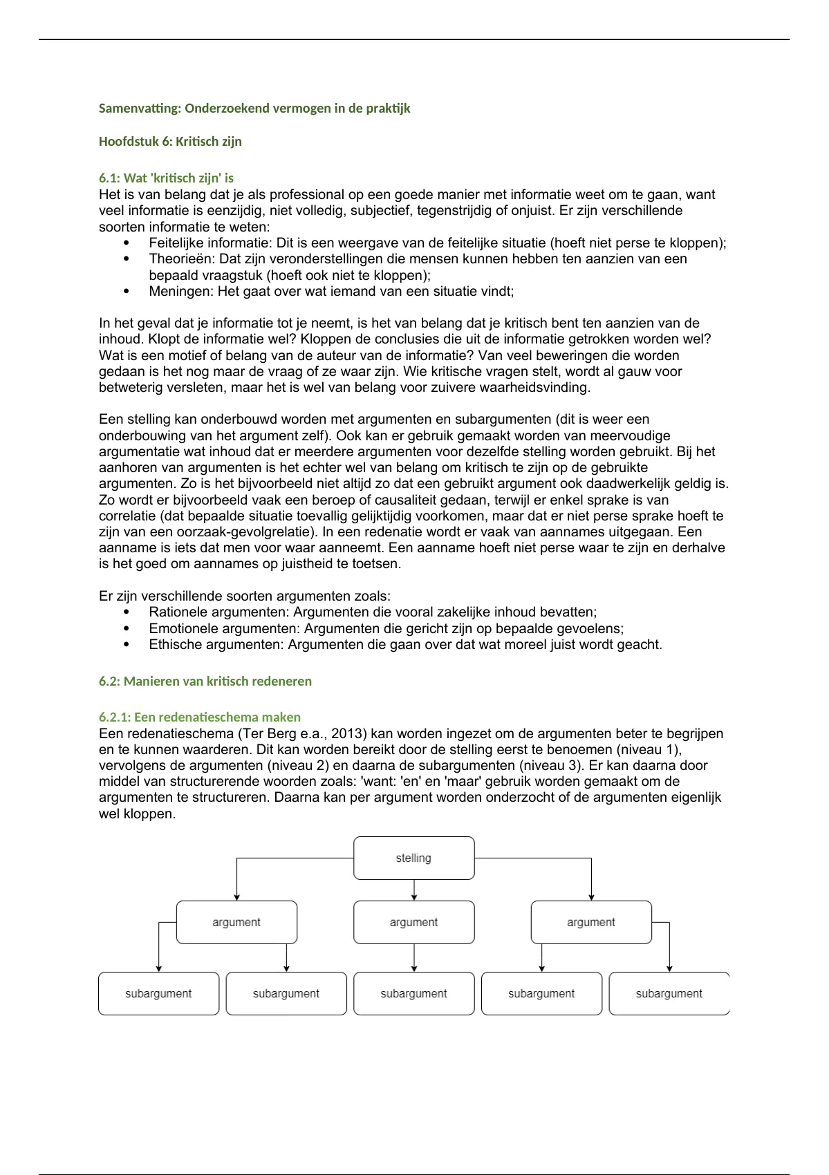 CMOP-E SCHEMA - Professioneel redeneren - Stuvia US