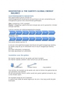 Chapter 2 The earth's global energy balance