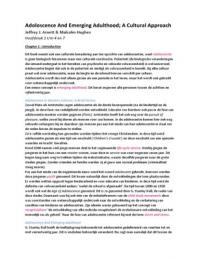 Samenvatting: Adolescence and Emerging Adulthood