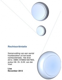 Rechtsoriëntatie samenvatting