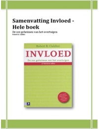 Invloed samenvatting HELE BOEK