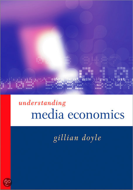 MEDIA ECONOMIE 2018-2019 PROF: TOM EVENS