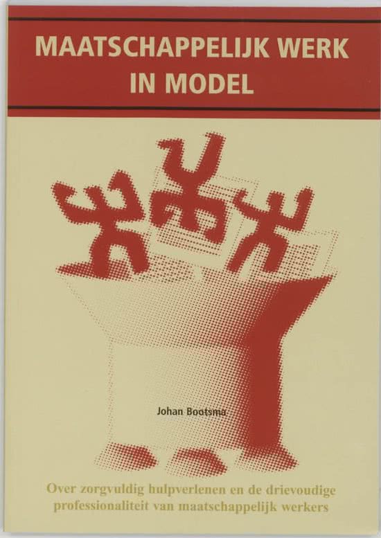 Samenvatting Maatschappelijk werk in model - Bootsma - H.1 t/m 11