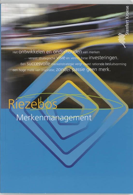 Voorbeeldtoets merkenmanagement 2009-2010