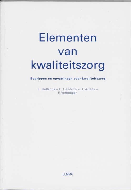 Elementen van kwaliteitszorg