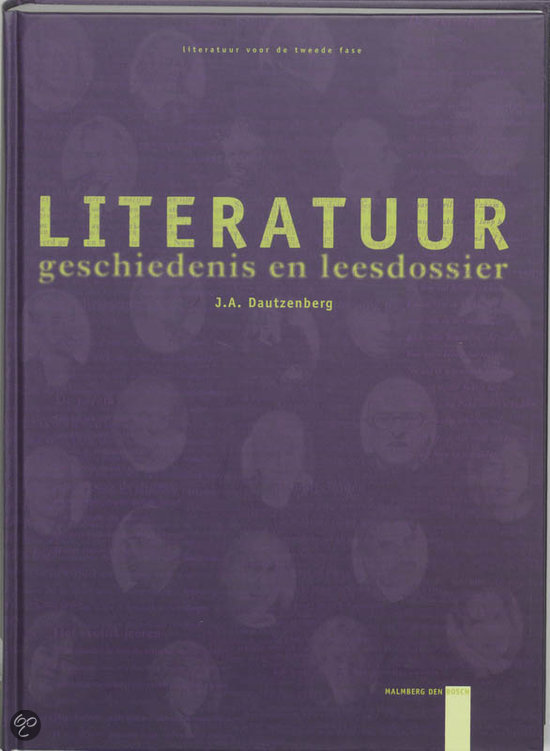 Samenvatting Literatuur Dautzenberg paragraaf 9 t/m 17