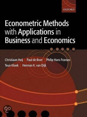 Econometrie 2 - Samenvatting(en)