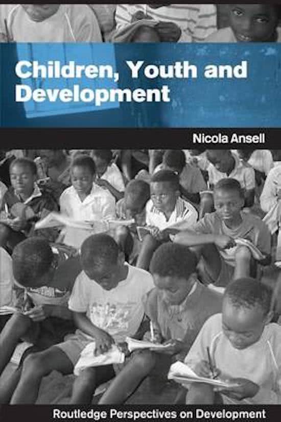 Samenvatting: Children Youth and Development - Ansell