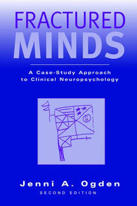 Samenvatting Fractured Minds - Clinical neuropsychology (PSB3E-CN01)