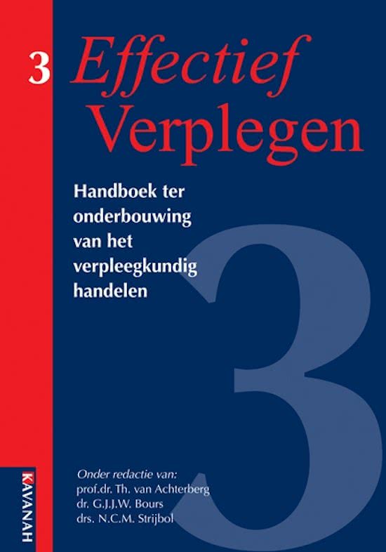 Effectief verplegen deel 3, H3: Verpleegproblemen bij CVA-patiënten