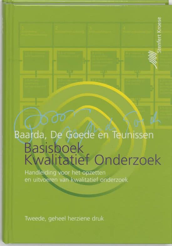 Basisboek kwalitatief onderzoek