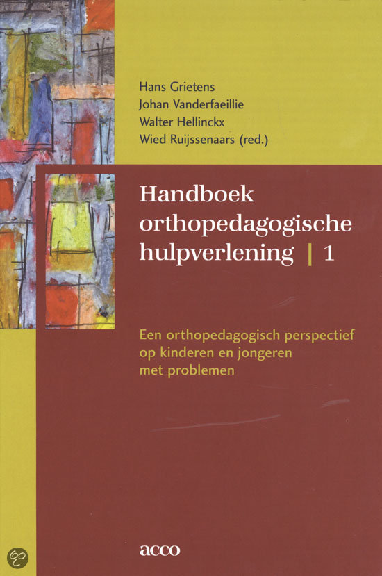 Handboek orthopedagogische hulpverlening 1