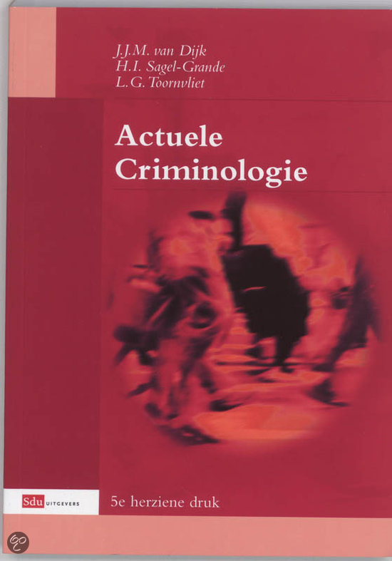 Samenvatting alle literatuur Inleiding Criminologie