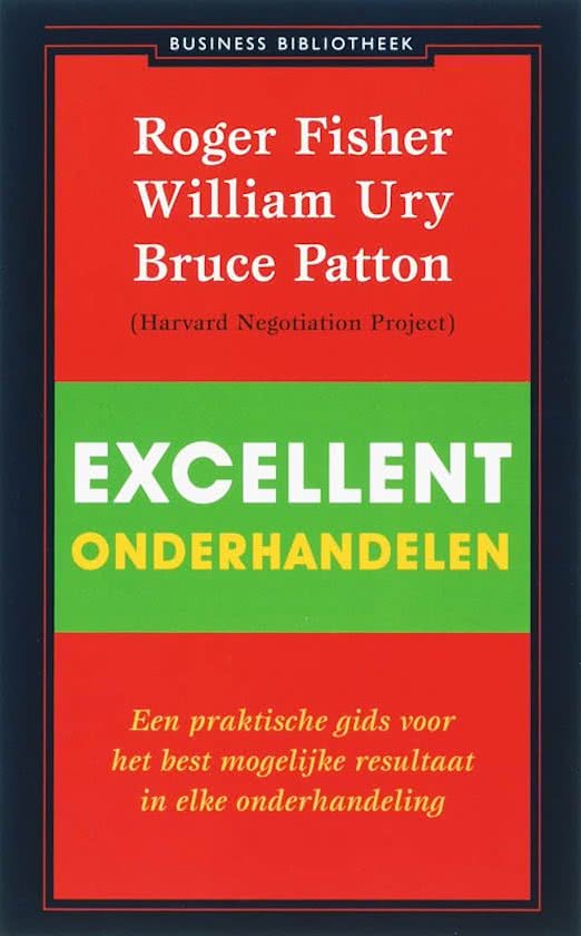 Samenvatting Excellent Onderhandelen - R. Fisher, W. Ury & B. Patton