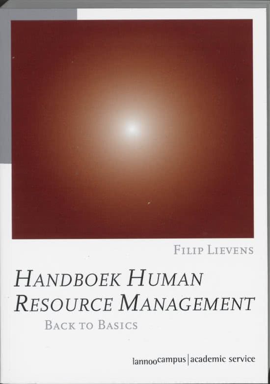 Handboek human resource management