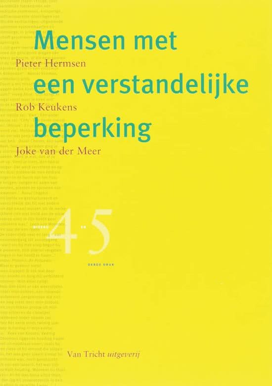 Mensen met een verstandelijke beperking niveau 4 en 5 praktijkleerboek