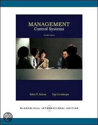 Samenvatting Management Control 1 (MAC1)