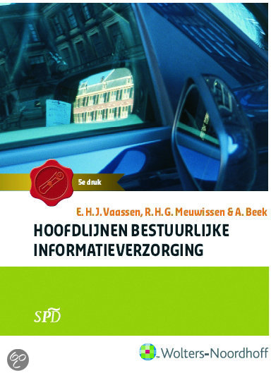 Hoofdlijnen bestuurlijke informatieverzorging