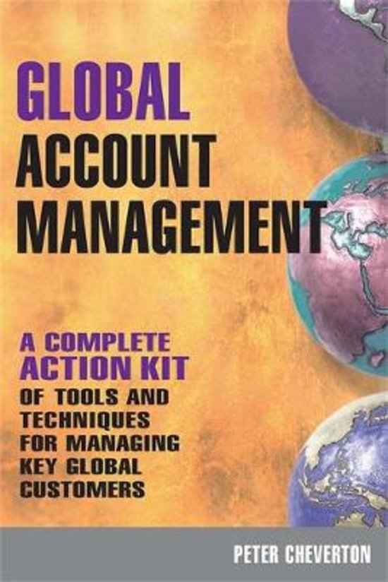 Samenvatting Global Account Management (P. Cheverton)