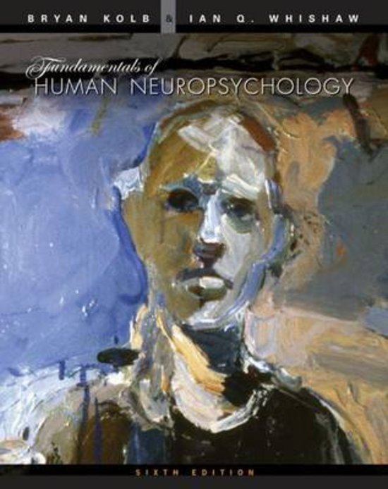 Samenvatting BLOK 3.6 Neuropsychologie - Thema 3