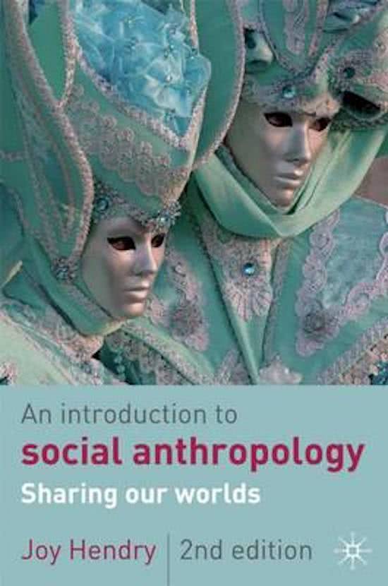 An Introduction to Social Anthropology