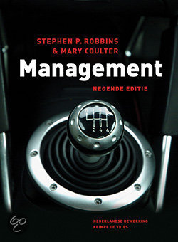 management Stephen p.Robbins hoofdstuk 3,4,5,10,15