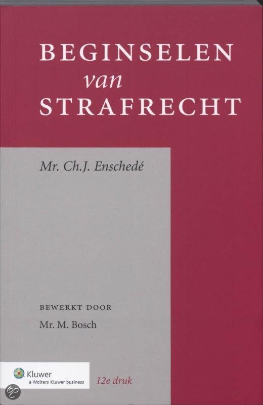 Beginselen van strafrecht