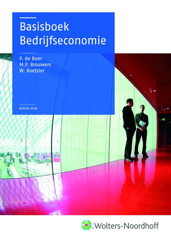 Basisboek Bedrijfseconomie