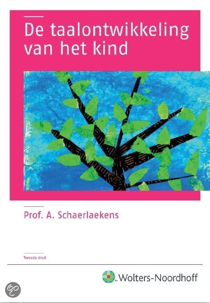 Samenvatting de taalontwikkeling van het kind, logopedie jaar 1