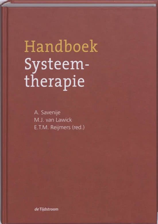 Samenvatting Handboek Systeemtherapie