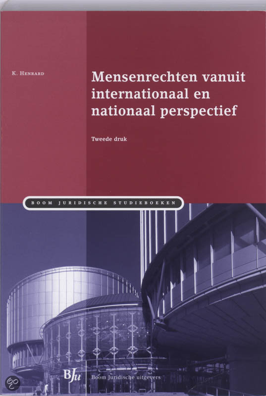 Boom Juridische studieboeken - Mensenrechten vanuit internationaal en nationaal perspectief