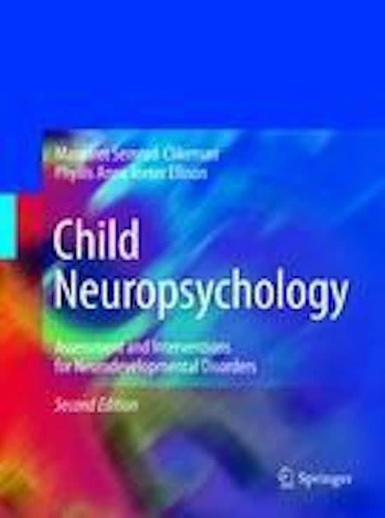 Capita Selecta Clinical Neuropsychology: Child Neuropsychology Samenvatting