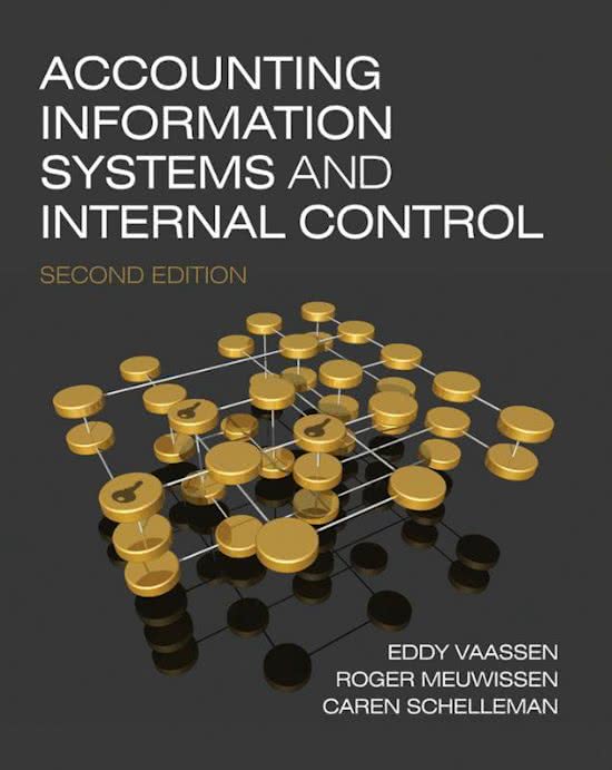Samenvatting "Accounting Information Systems and Internal Control"