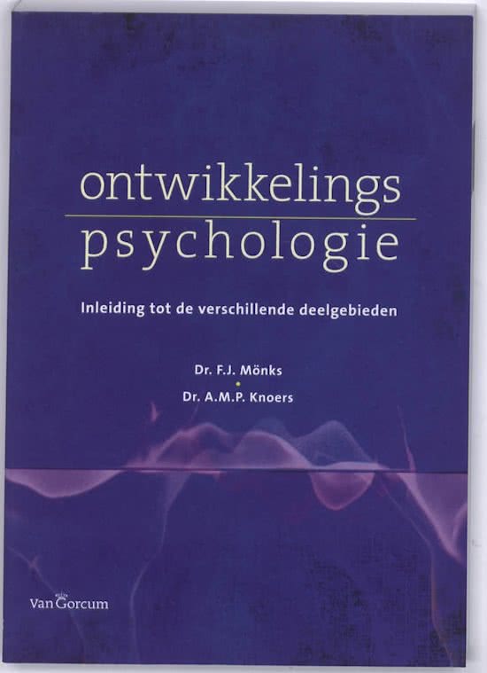 Ontwikkelingspsychologie, inleiding tot de verschillende deelgebieden