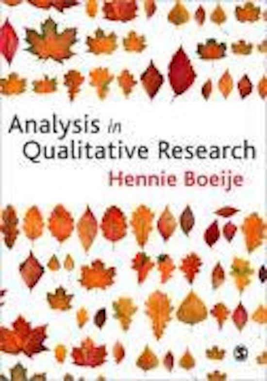 SV Analysis in Qualitative Research