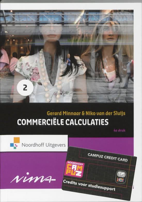 Samenvatting Commerciele calculaties