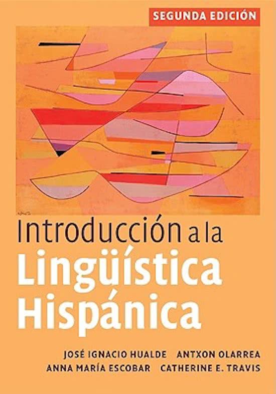 Samenvatting fonologie en morfologie van het Spaans