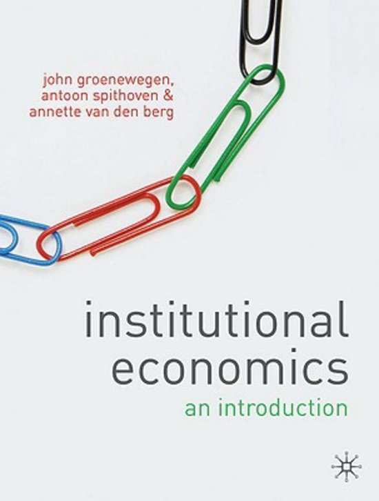 Institutional Economics