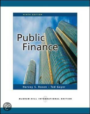 Summary Public Finance 