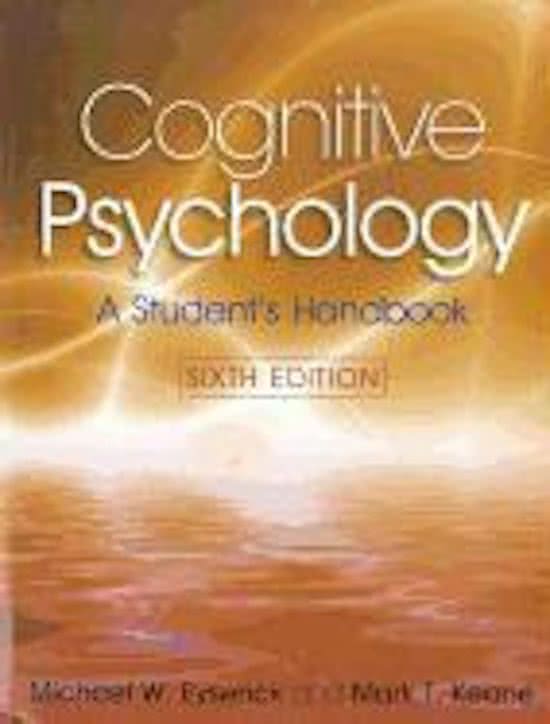 Cognitive Psychology