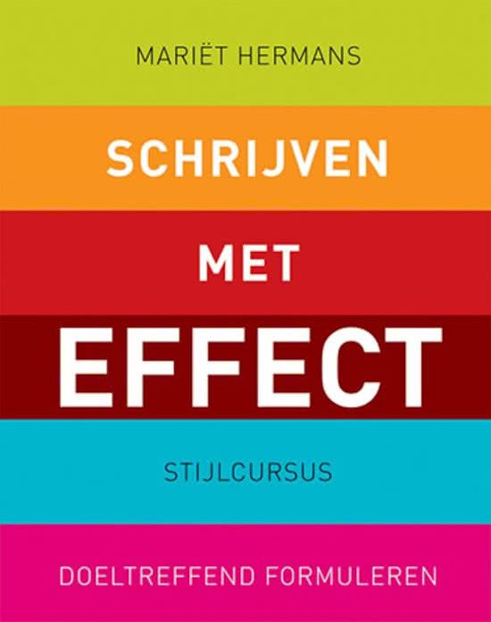 Samenvatting Schrijven met effect