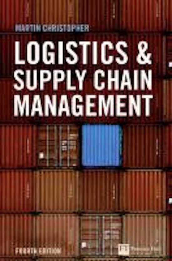 Logistics and Supply Chain Management