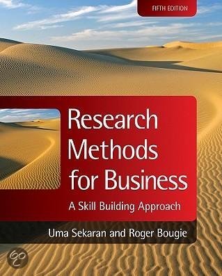 Buy the official test bank for Business Research Methods,Sekaran,5e